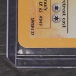 2019 POKEMON SWSH BS PROMO CELEBRATIONS COLLECT. CHEST #SWSH137 LIGHT TOXTRICITY - Image 4