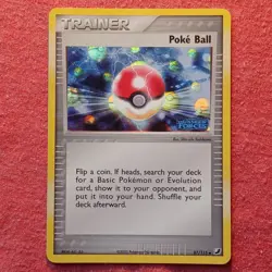Pokemon 2005 EX Unseen Forces: Poke Ball 87/115 Reverse Holo Foil Rare - LP/NM - Image 1