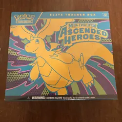 Pokemon TCG Ascended Hero's Elite Trainer Box Sealed ETB - NEW SEALED - Image 1