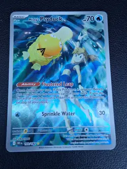 Pokemon Misty's Psyduck 193/182 Sv10 Destined Rivals Illustration Rare Holo - Image 2