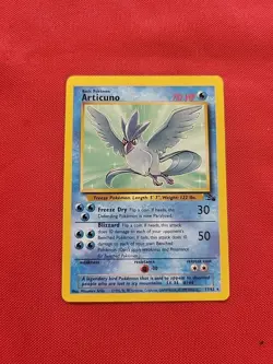 Pokemon: Articuno #17/62 Fossil Set Non-holo Rare 1999 Vintage WOTC - LP - I73 - Image 1