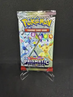 Pokemon TCG Prismatic Evolutions Booster Pack SEALED SV Random Artwork - Image 1