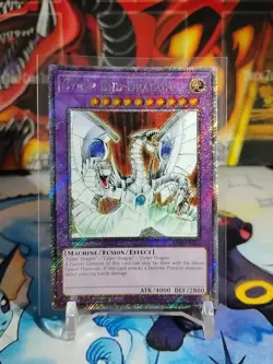 Yugioh Cyber End Dragon RA03-EN156 Platinum Secret Rare 1st Ed NM - Image 2
