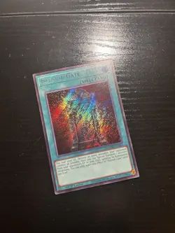 Yu-Gi-Oh Illusion Gate MZMU-EN023 1st Edition Secret Rare Near Mint - Image 1