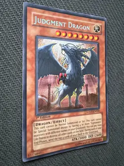 Yugioh Judgment Dragon 1st Edition Secret Rare LODT-EN026 VLP/NM - Image 2
