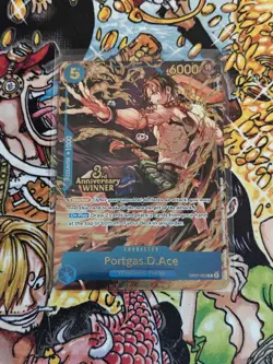 One Piece Card Game 3rd Anniversary Winner Set Monkey.D.Luffy Ace Sabo - Image 3
