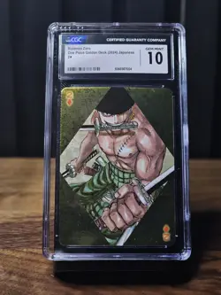 Roronoa Zoro One Piece Golden Deck 2 2024 Japanese CGC GEM MINT 10 - Image 1