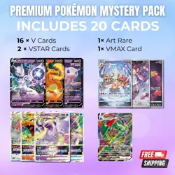 Pokemon Japanese VSTAR Universe Premium Mystery Pack – 20 Cards – AR VSTAR VMAX - Image 1