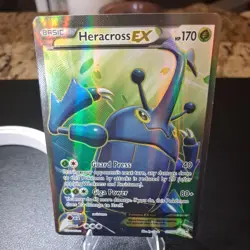 Heracross-EX - 105/111 - Full Art Ultra Rare LP, Pokemon Card Furious Fists - Image 1
