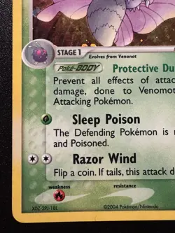 Venomoth 49/112 EX FireRed & LeafGreen Pokemon Card Reverse Holo Foil Rare LP - Image 5