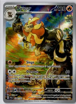Pyroar 200/193 Sv02: Paldea Evolved Illustration Rare Near Mint Pokemon Card - Image 1