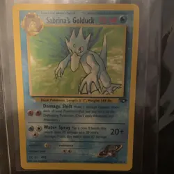 Pokemon Sabrina's Golduck Gym Challenge 30/132 Rare 70 HP Regular English Card - Image 1