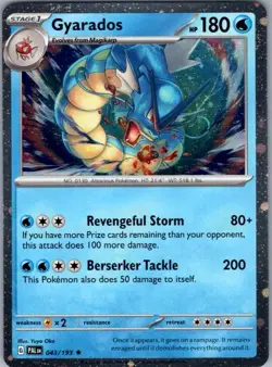 Gyarados - (Cosmo Holo) 043/193 Promo Miscellaneous Cards & Products NM - Image 1