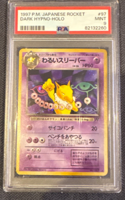 Dark Hypno Rocket Gang Holo (Japanese) PSA 9 graded card. - Image 1