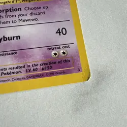 MEWTWO #3 Kids WB Stamped Movie Promo Pokemon TCG card - Image 3