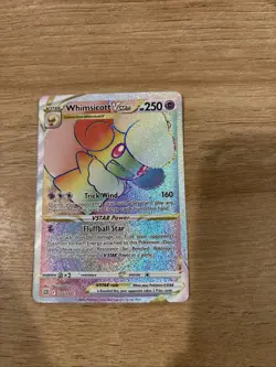 Pokemon TCG Whimsicott VSTAR Rainbow Ultra Rare Card 175/172 Brilliant Stars - Image 1