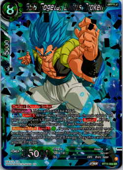 SSB Gogeta, Limits Broken BT19-084 SR Foil Dragon Ball Super Card Near Mint - Image 1
