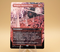 Weapons Manufacturing | 311 | Rare | Borderless Reg | EoE | MTG | Pack Fresh - Image 1