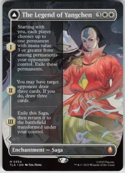 MTG The Legend of Yangchen Borderless Normal NM Avatar Last Airbender Magic 354 - Image 1