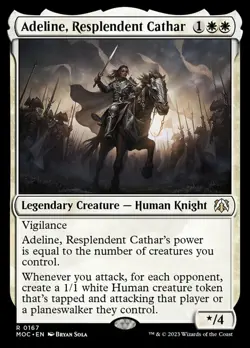 1 x Adeline, Resplendent Cathar - Commander: March of the Machine - NM-Mint - MT - Image 1