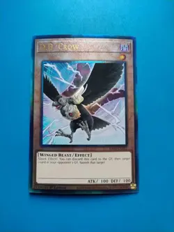 Near Mint Yugioh D.D. Crow 1st Edition Prismatic Ultimate Rare RA02-EN002 - Image 1