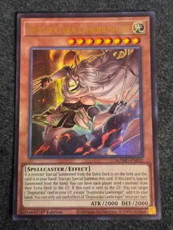 Yugioh Dogmatika Lawbringer MZMU-EN052 Ultra Rare 1st Edition NM - Image 1