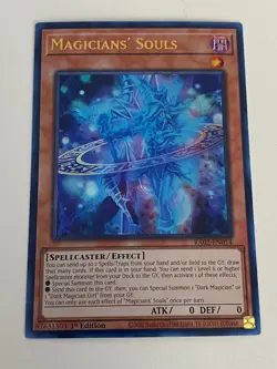Yugioh Magicians' Souls x 3 - 1st Edition Ultra Rare NM - Free Holo A - Image 4