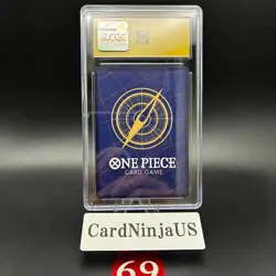 CGC 10 PRISTINE Nami Parallel OP01-016 R 25th Edition ONE PIECE Card Game 69 - Image 2