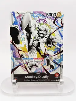 One Piece Monkey D Luffy ST21-001 Leader Alt Art Parallel NM/M ENGLISH - Image 1