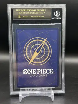 BGS 10 Black Label Monkey D Luffy Japanese Premium #P-110 One Piece Day 25 Promo - Image 2