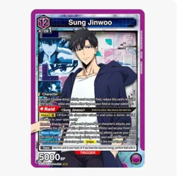 Union Arena Solo Leveling Sung Jinwoo SR (022) - Super Rare - English - Image 1