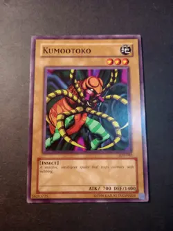 Yu-Gi-Oh! TCG Kumootoko Common Card LOB-082 LP-MP - Image 1