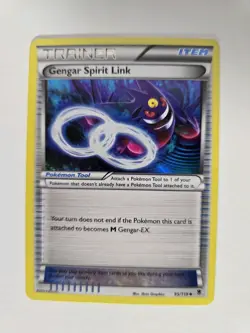 Pokemon Gengar Spirit Link XY Phantom Forces Holo Trainer Card 95/119 - Image 1