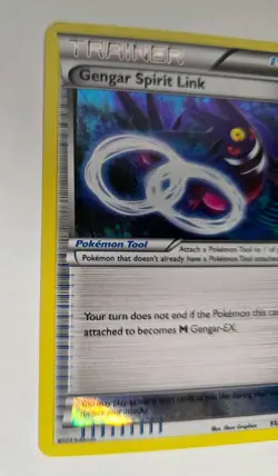 Pokemon Gengar Spirit Link XY Phantom Forces Holo Trainer Card 95/119 - Image 2