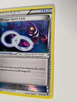 Pokemon Gengar Spirit Link XY Phantom Forces Holo Trainer Card 95/119 - Image 3