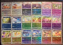 Pokemon TCG Rotary Holo Eevee Evolution (18 Card Set) Gem Pack Vol. 2 Chinese - Image 1