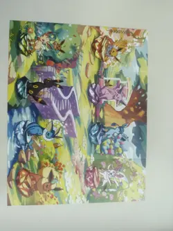 Pokemon mini tin art cards prismatic evolution 8/8 complete bundle - Image 1