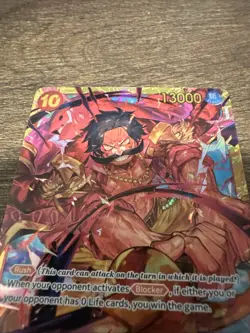 One Piece Card Game Gol.D.Roger OP09-118 SEC M/NM Emperor In The New World - Image 2