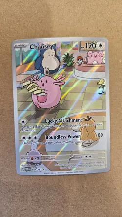 Pokemon Chansey 187/167 Sv06: Twilight Masquerade Illustration Rare Holo Card - Image 1