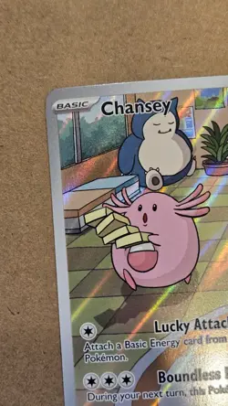 Pokemon Chansey 187/167 Sv06: Twilight Masquerade Illustration Rare Holo Card - Image 2