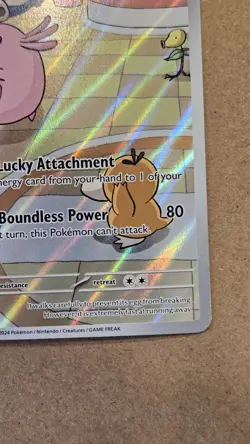 Pokemon Chansey 187/167 Sv06: Twilight Masquerade Illustration Rare Holo Card - Image 5