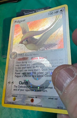 Pidgeot 10/112 Reverse Holo EX FireRed LeafGreen Vintage NM Card - Image 3