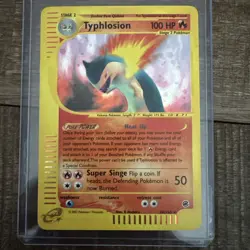 Typhlosion Expedition 28/165 Holo Shiny Card Excellent Condition Pokemon (T94) - Image 1