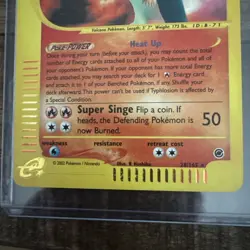 Typhlosion Expedition 28/165 Holo Shiny Card Excellent Condition Pokemon (T94) - Image 3