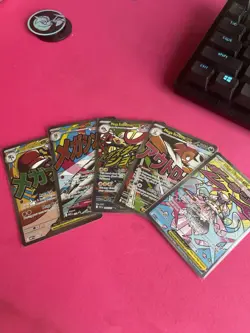 Nintendo Pokemon Mega EX Card Lot - Mega Lucario, Gardevoir, Eelektross, Scraft… - Image 1