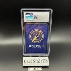 CGC GEM MINT 10 Nico Robin ST01-008 C 25th Edition Parallel ONE PIECE Card Game - Image 2