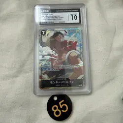 CGC 10 GEM MINT Monkey D Luffy P-075 Premium Card Collection (Best Selection 85 - Image 1