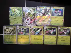 Pokemon TCG EX/Holo Lot - 10 Cards: Sprigatito, Floragato, Meowscarada, Full art - Image 1