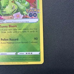 Radiant Venusaur - 004/078 - Pokemon GO - Ultra Rare Holo Shiny Pokemon Card NM - Image 3