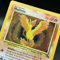 Moltres Holo Rare - Fossil Set 12/62 - WOTC Vintage Pokemon Card - Image 4